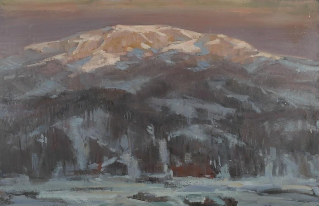 Appraisal: Painting by Jay Hall Connaway American - of snowy Vermont