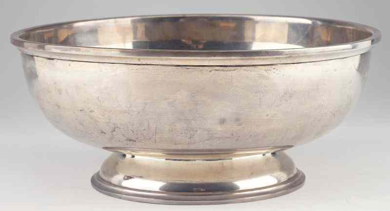 Appraisal: S Kirk Son Sterling Silver Center Bowlcirca elegant form pattern