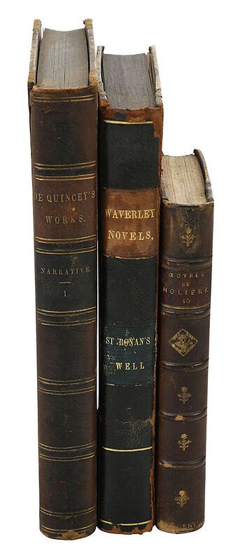 Appraisal: Approximately Leather Bound Books Waverley Novels Edinburgh Adam and Charles