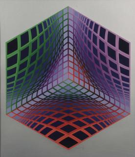 Appraisal: VICTOR VASARELY Hungarian French VICTOR VASARELY Hungarian French - Test