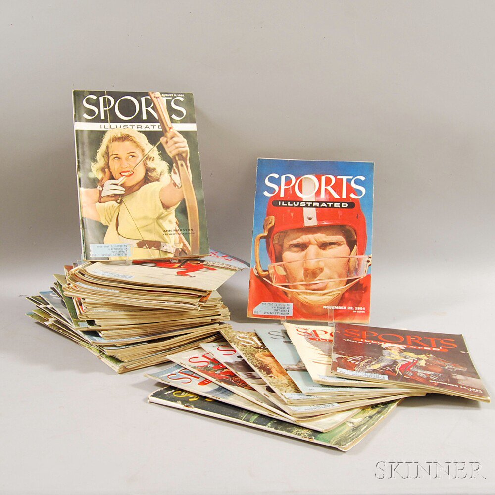 Appraisal: Fifty Early Issues of Sports Illustrated Magazine including the First