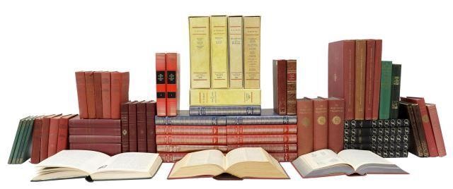 Appraisal: lot French and Italian library shelf books some with gilt