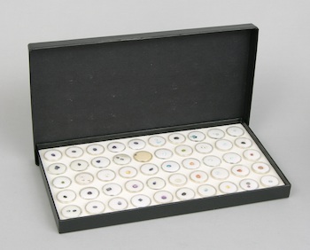 Appraisal: An Extensive Gem Collection Tray This collection includes aquamarines star