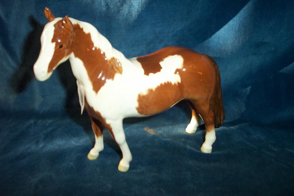 Appraisal: A Beswick model of a brown and white pony -