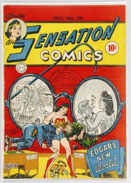 Appraisal: Sensation Comics Comic Book No This issue maintains most cover