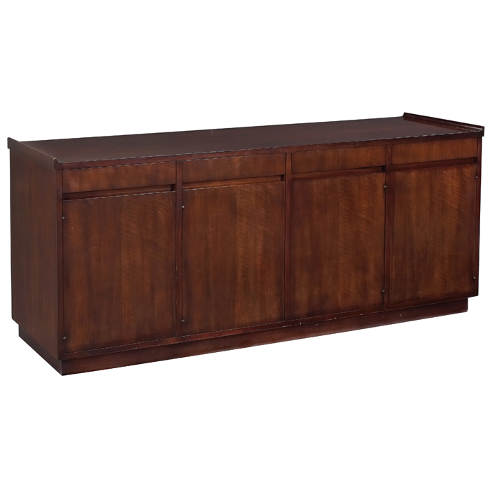 Appraisal: J Stuart Cligman cabinet by John Widdicomb USA c walnut