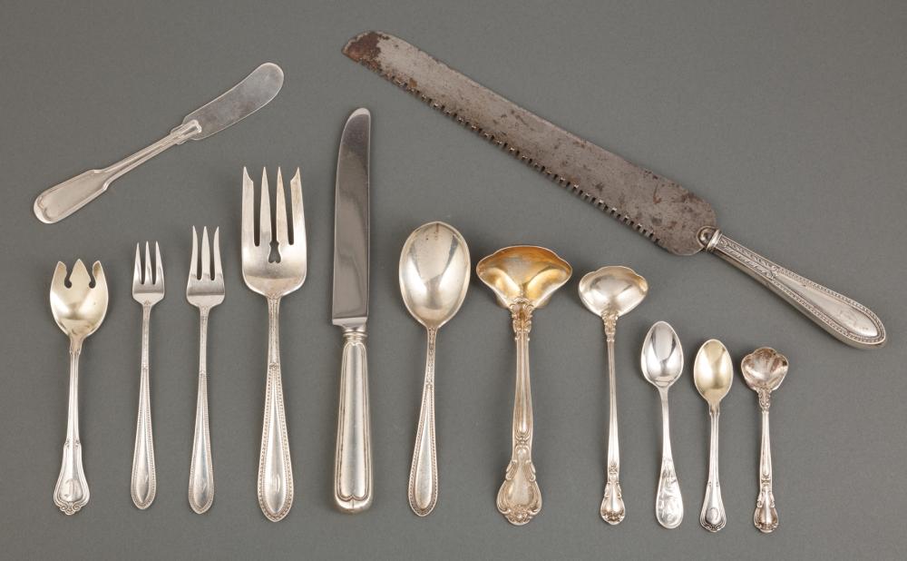 Appraisal: Good Group of American Sterling Silver Flatware incl Frank Smith