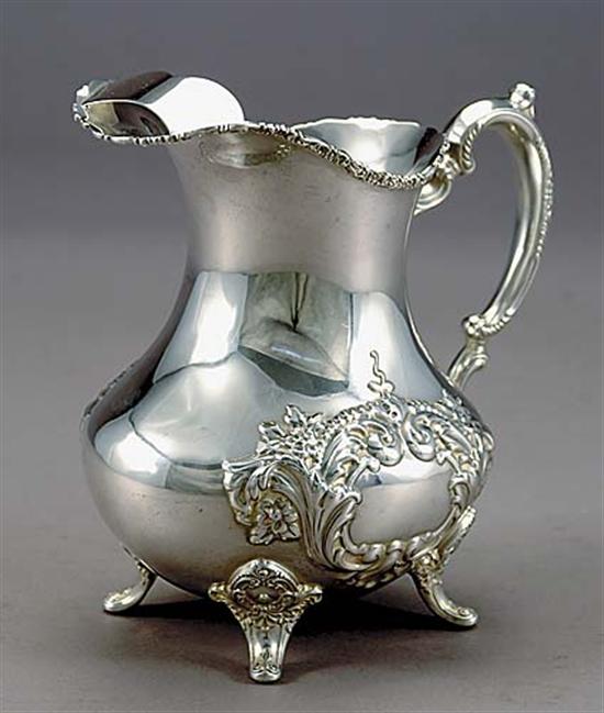 Appraisal: American sterling beverage pitcher Poole Silver Co circa Crest of