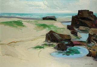 Appraisal: Painting Alexander Nepote Alexander Nepote American - Blue Tide Pools