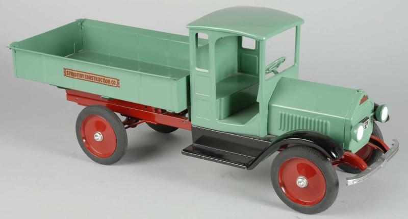 Appraisal: Pressed Steel Sturditoy Construction Co Truck Description Complete original toy