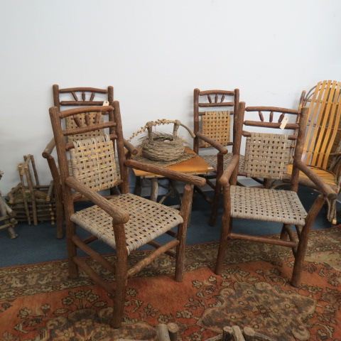 Appraisal: Old Hickory Arm Chairs