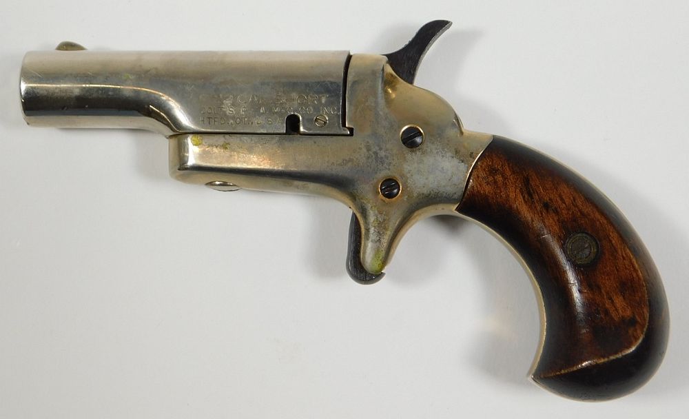 Appraisal: Colt Third Model Deringer United States C caliber short walnut