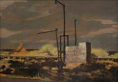 Appraisal: Carl Frederick Gaertner American - Shoreway Tracks Oil on masonite