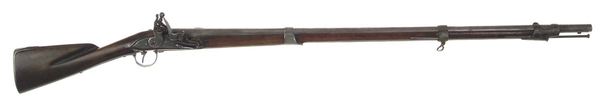 Appraisal: HISTORICAL REVOLUTIONARY WAR US SURCHARGED FLINTLOCK MUSKET Cal - rnd