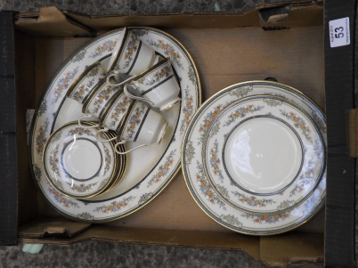 Appraisal: Tray of Minton Stanwood Dinner Wares to include Dinner Plates