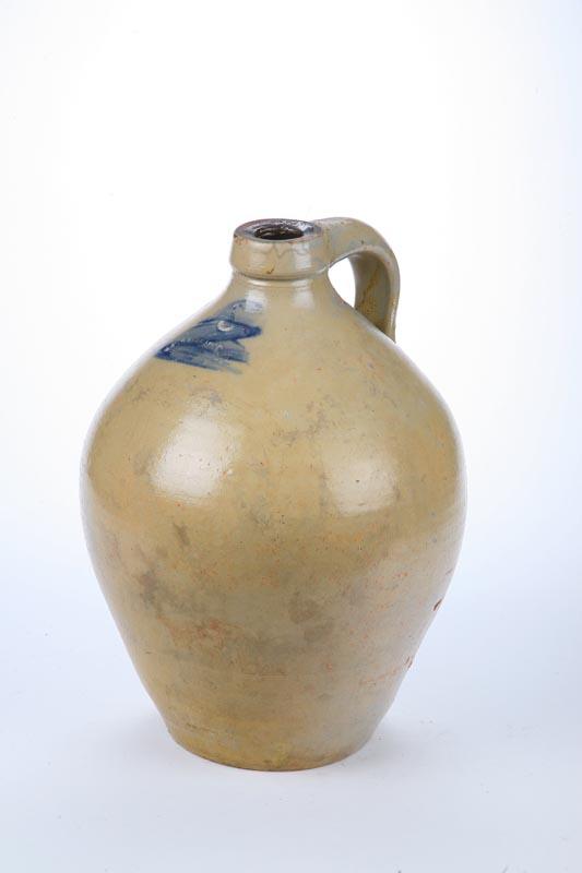 Appraisal: STONEWARE JUG Impressed label 'J Bennace J A Sutherland Springfield