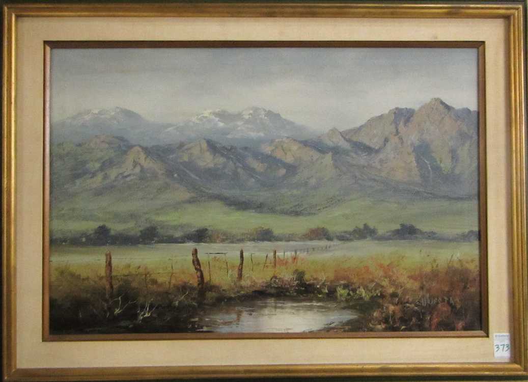 Appraisal: SEGUNDO HUERTAS OIL ON CANVAS Illinois New York Argentina -