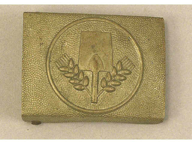 Appraisal: Early Nazi pre Labor Movement buckle with spade and wheat