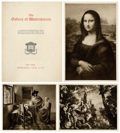 Appraisal: Folio of masterworks The Gallery of Masterpieces published by Doubleday