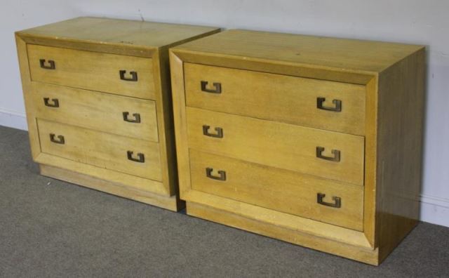 Appraisal: Midcentury Pair of John Stuart Drawer Chests In Asian modern