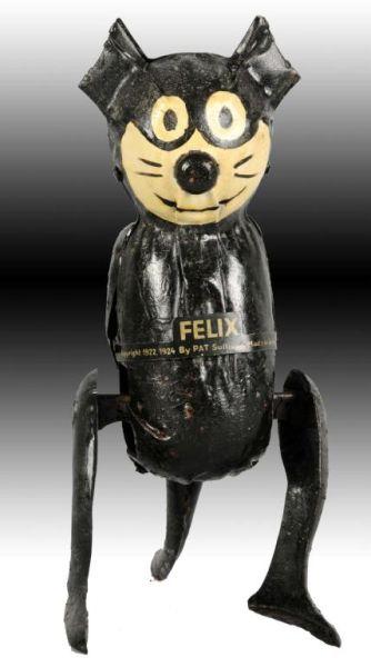 Appraisal: German Guntherman Tin Wind-Up Felix the Cat Toy Description Working