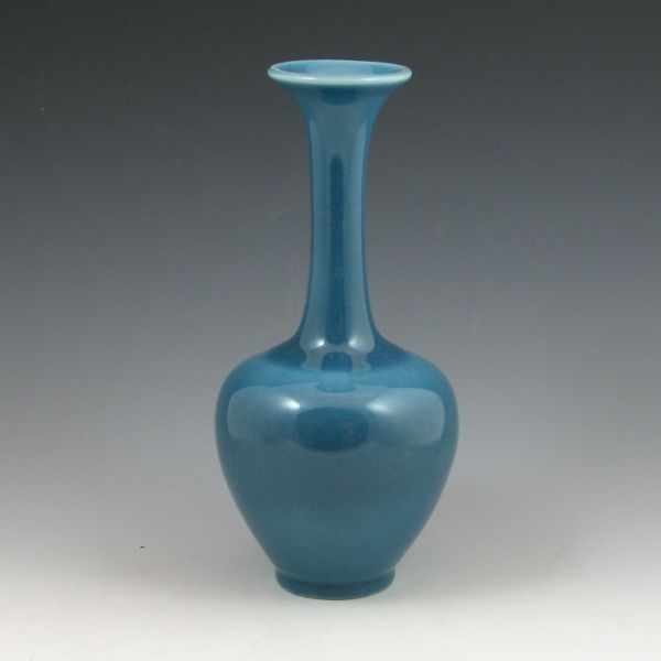 Appraisal: Rookwood vase from in blue gloss Marked with Rookwood logo