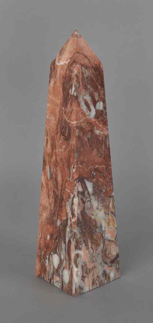 Appraisal: Marble obelisk th c