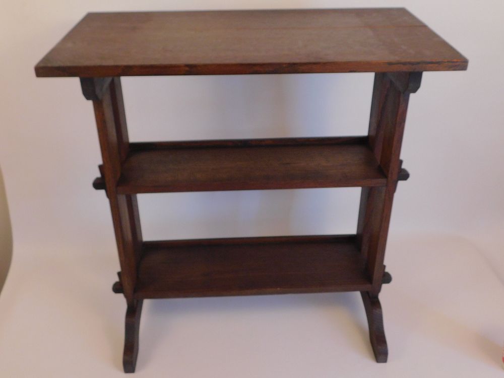 Appraisal: ROYCROFT OAK LITTLE JOURNEYS BOOKSTAND Antique Roycroft Arts and Crafts