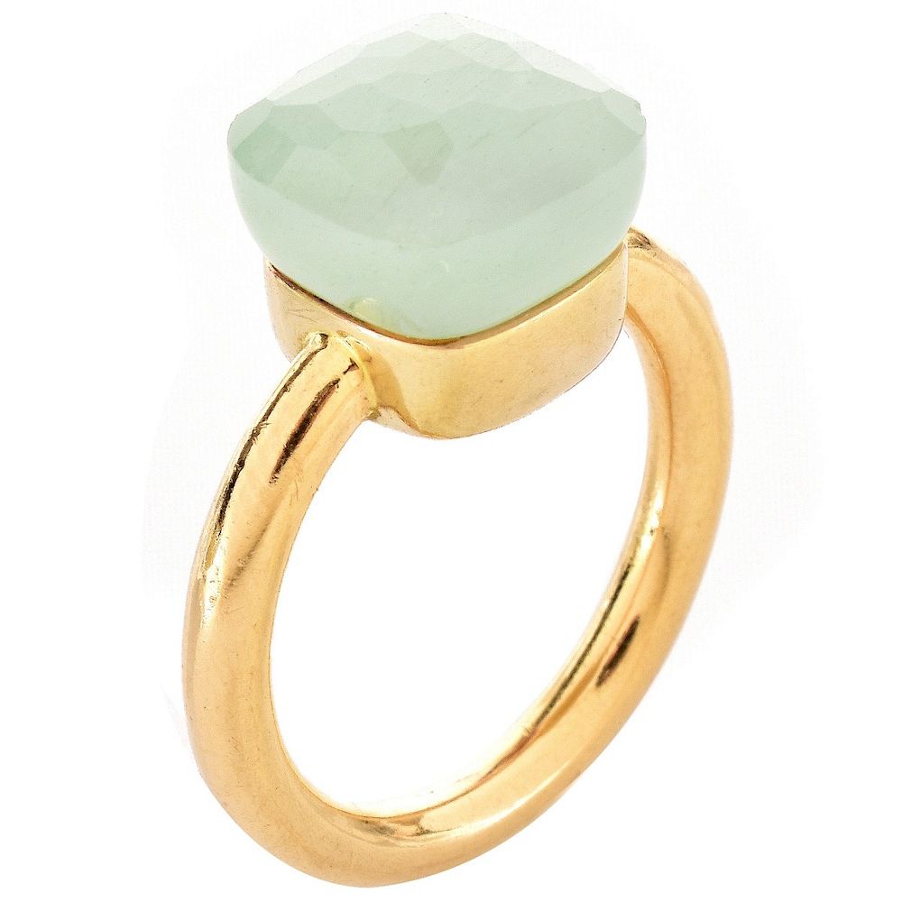 Appraisal: Pomellato Topaz and K Gold Ring Pomellato Italian Rose Cut