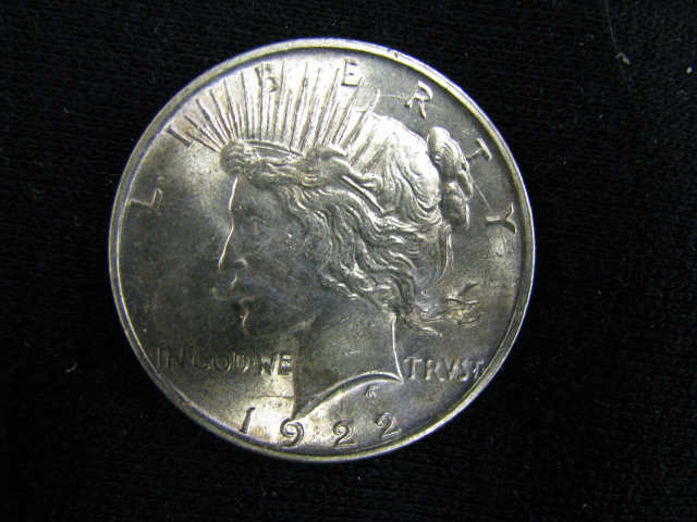 Appraisal: -D Peace Silver Dollar uncirculated