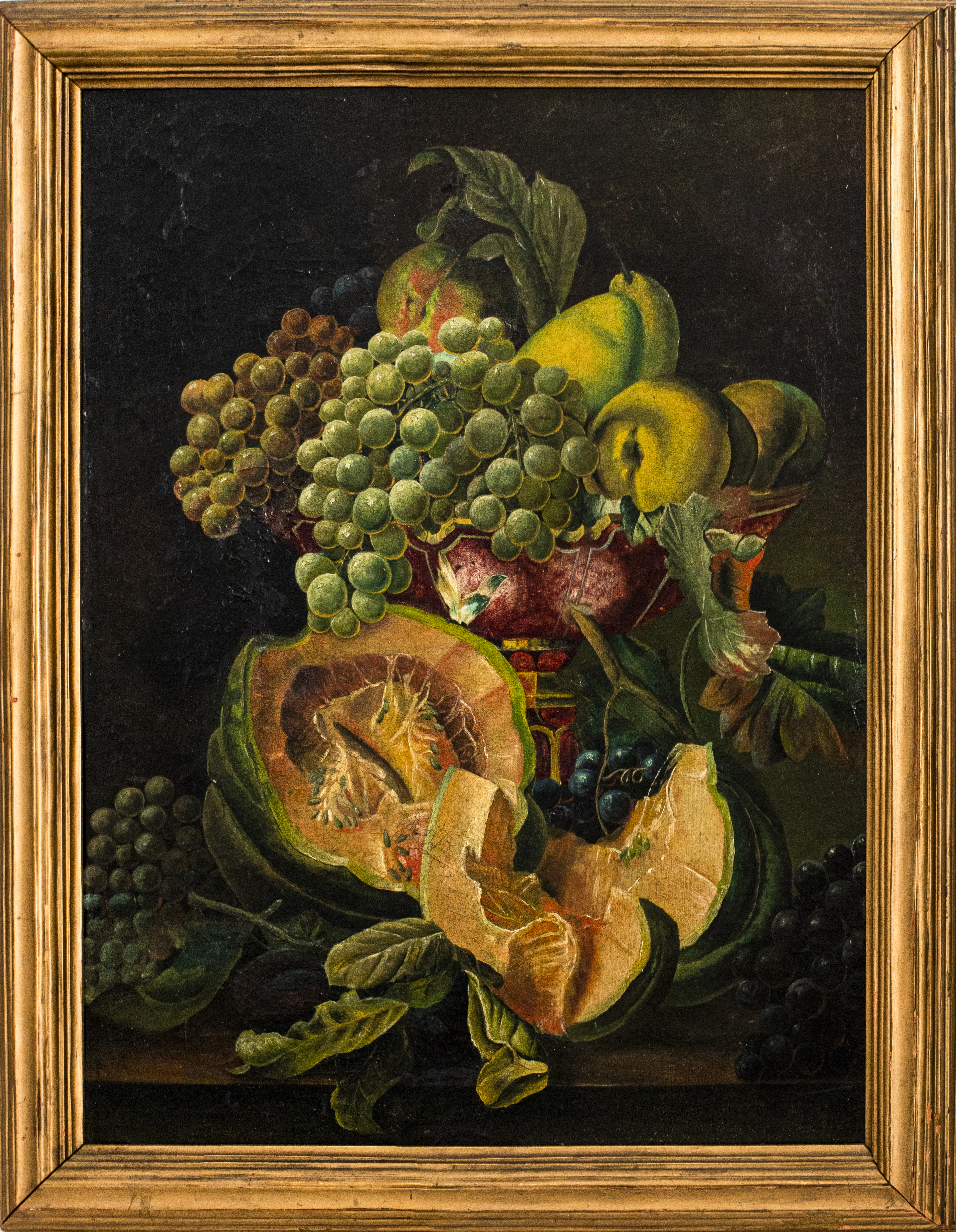 Appraisal: TH C STILL LIFE WITH FRUIT OIL ON CANVAS th