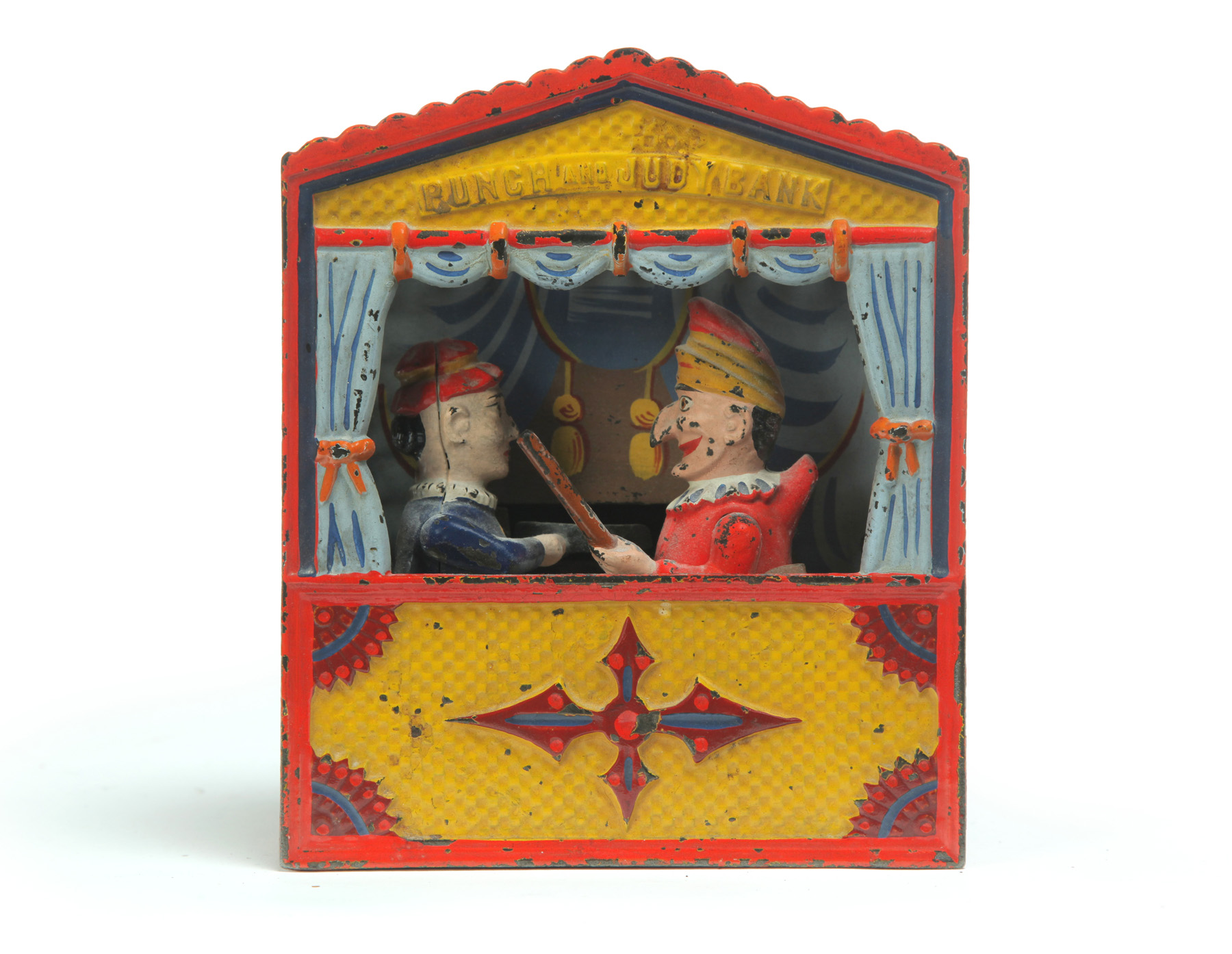 Appraisal: PUNCH AND JUDY CAST IRON MECHANICAL BANK American patented July