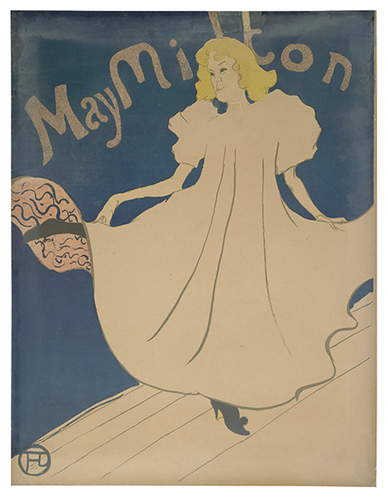 Appraisal: HENRI TOULOUSE-LAUTREC May Milton Color lithograph x mm x inches