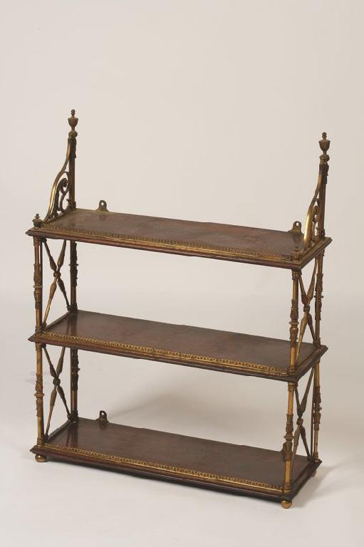 Appraisal: A REGENCY ROSEWOOD WALL SHELF in the manner of Louis