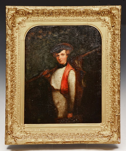 Appraisal: TH CENTURY ENGLISH SCHOOLPortrait of William Gilbert's Son 'Ducker Gilbert'