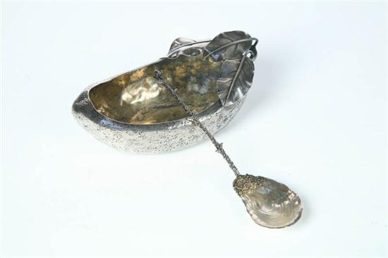 Appraisal: TWO PIECES OF NATURALISTIC SILVER Both marked for Gorham late