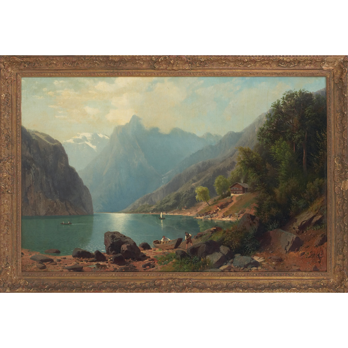 Appraisal: Adolf Schultze European b ''The Tyrol '' c oil oncanvas