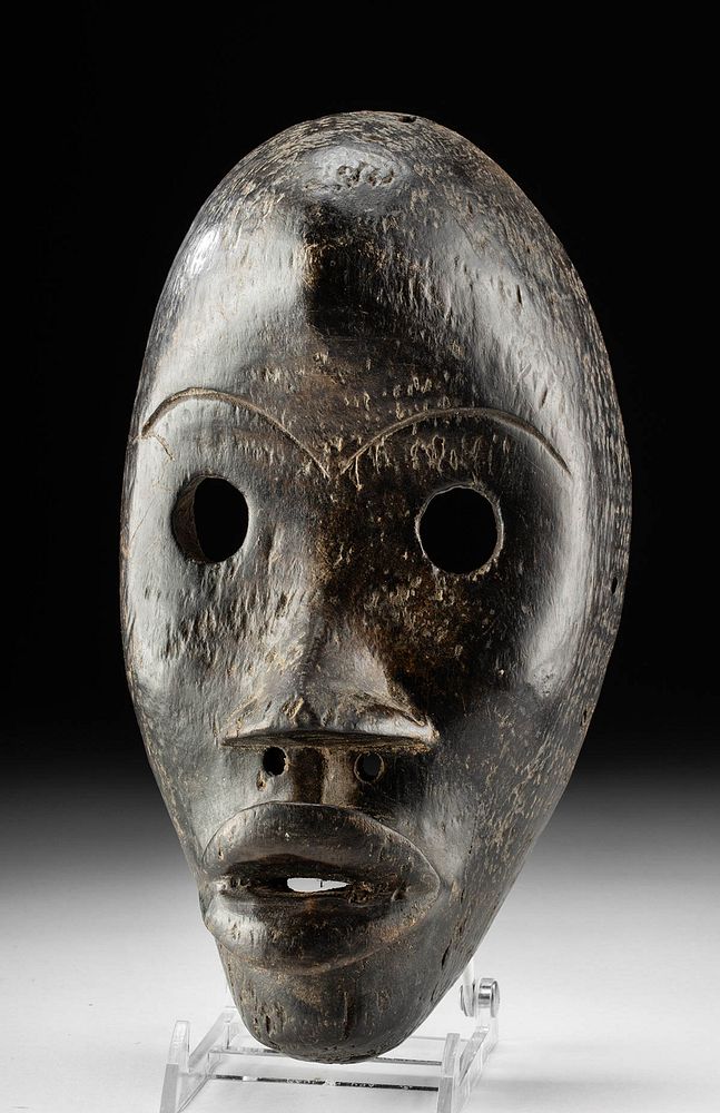 Appraisal: Early th C Liberian Dan Wood Gunyeya Mask West Africa