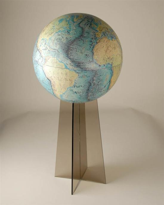 Appraisal: National Geographic Globe w Lucite Stand overall H