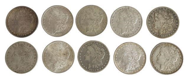 Appraisal: lot of U S Morgan Silver Dollars 'O' S 'O'