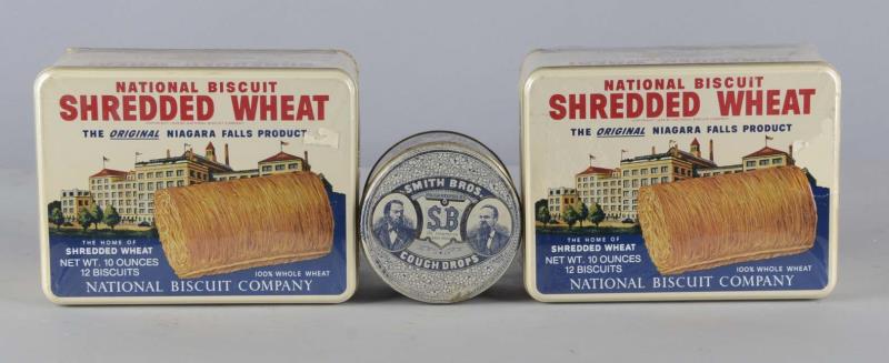 Appraisal: Lot of Biscuit and Cough Drop Tins Including - Smith