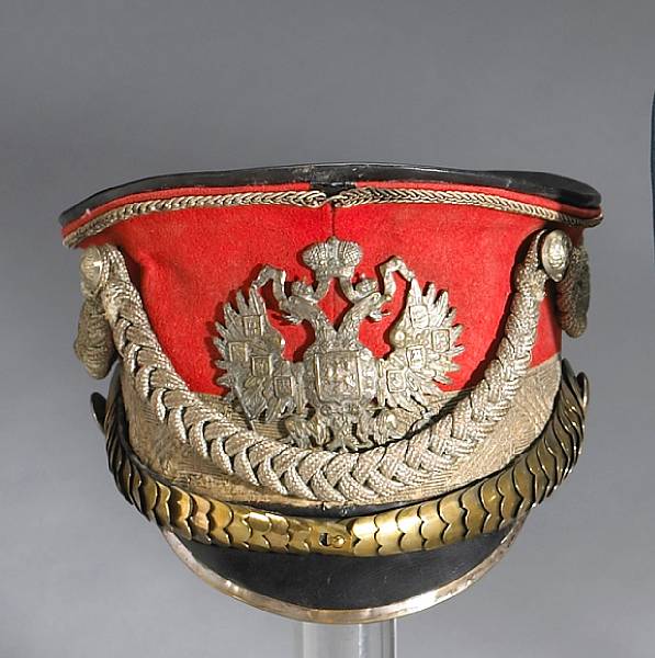 Appraisal: An Imperial Russian general officers kiverearly th century The red