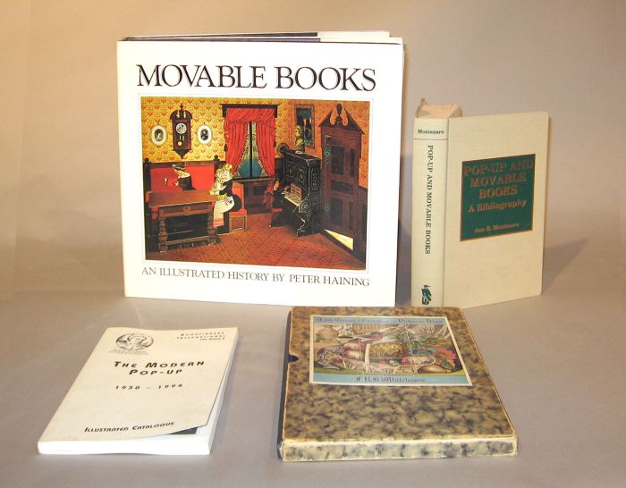 Appraisal: vols Books on Pop-Up Movable Books Table Games Montanaro Ann