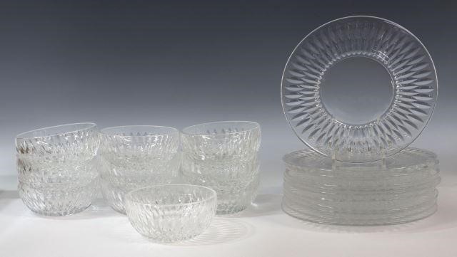 Appraisal: lot of Hawkes cut crystal luncheon plates and finger bowls