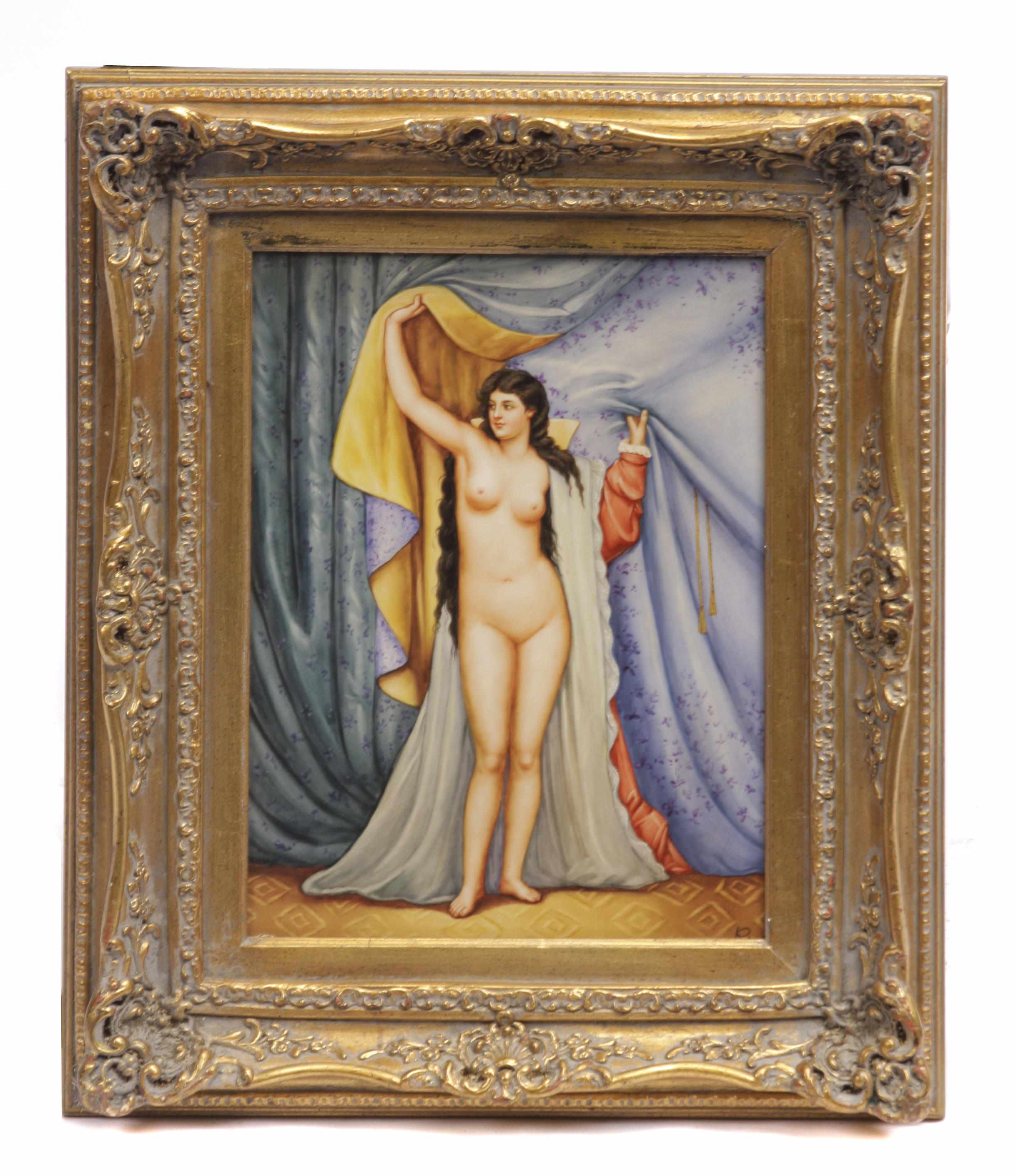 Appraisal: A Berlin style porcelain plaque height of plaque in width