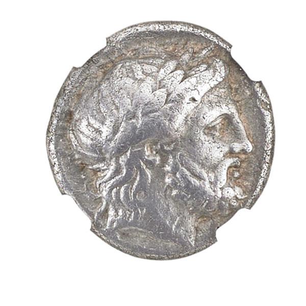 Appraisal: ANCIENT MACEDON TETRADRACHM COIN Condition Report