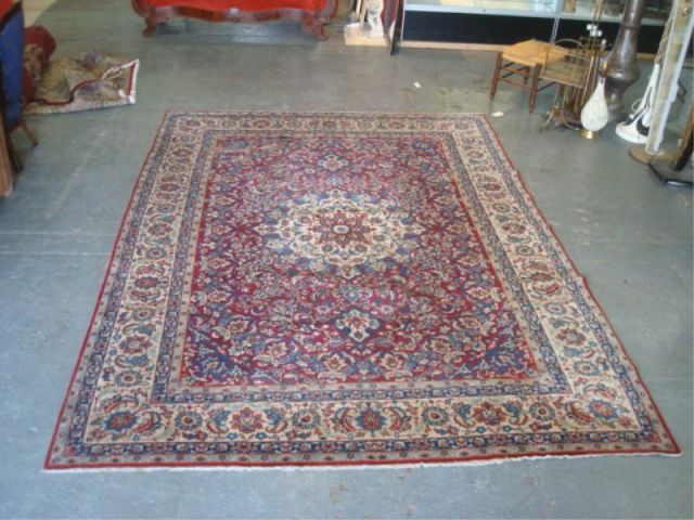 Appraisal: Handmade Tabriz carpet Dimensions ' x '