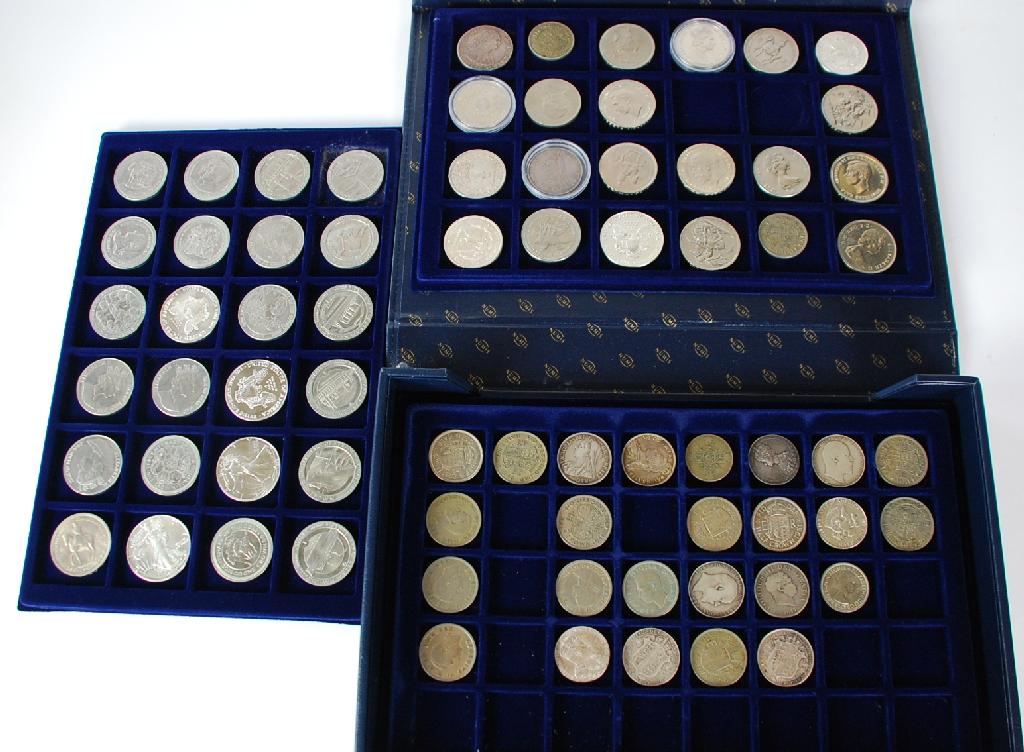 Appraisal: SPANISH COLONIAL Peru REALES SILVER COIN AND A SELECTION OF