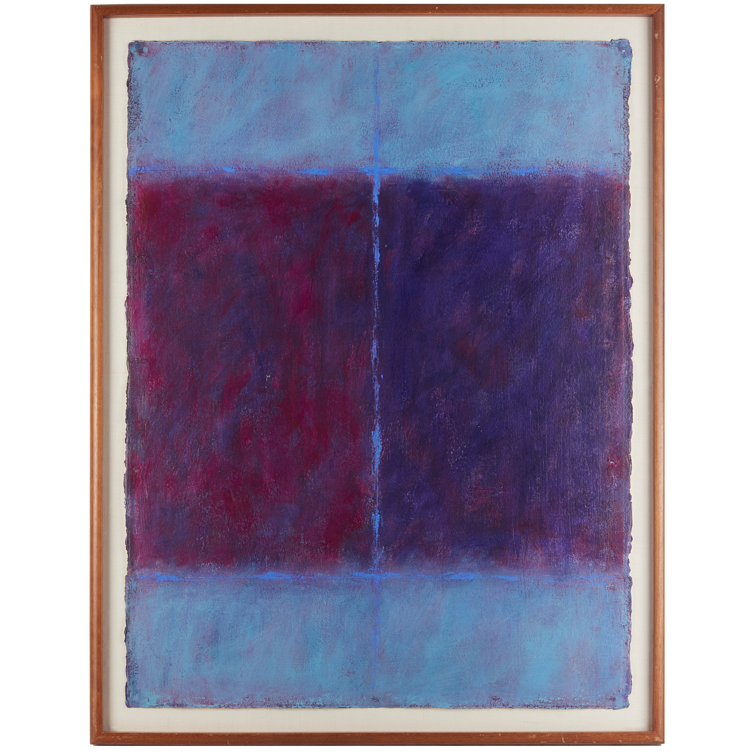 Appraisal: JOHN EDWARDS ABSTRACT PAINTING John Edwards British - Untitled oil