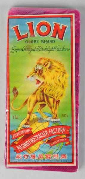 Appraisal: Lion - -Pack Firecrackers Class Manufactured by Po Sing Condition